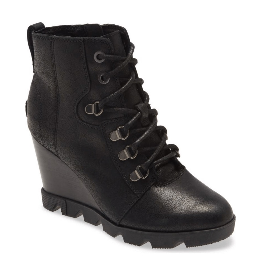 NWT Sorel Joan Uptown Waterproof Leather Ankle Bootie - Picture 4 of 14